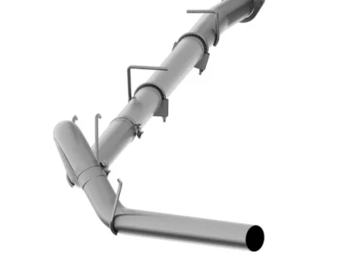 08-10 Powerstroke 4" Downpipe Back Exhaust System - No Muffler