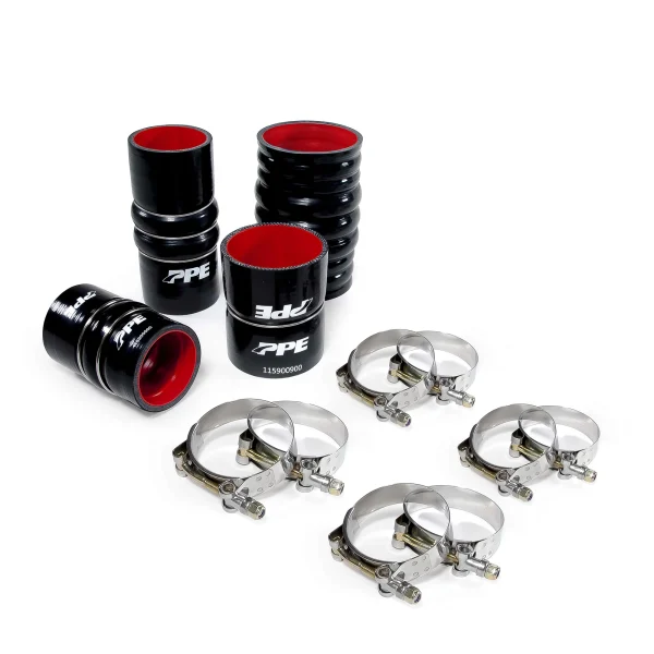 2011-2016 GM 6.6L Duramax Intercooler Piping Silicone Hose Kit