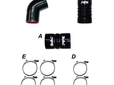2006-2010 GM 6.6L LBZ/LMM Intercooler Piping Silicone Hose Kit