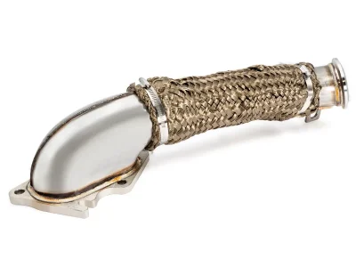 2001-2004 (FED) GM 6.6L Duramax High-Flow 304 Stainless Steel Down Pipe