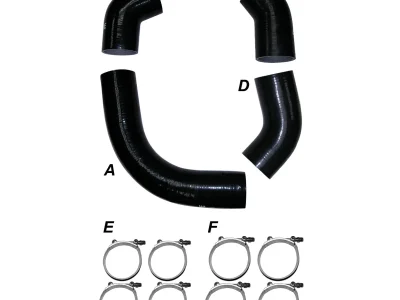 2001 GM 6.6L Duramax LB7 Intercooler Piping Silicone Hose Kit