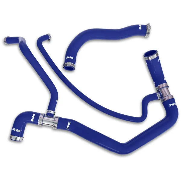 2001-2005 GM 6.6L Duramax Performance Silicone Coolant Hose Kit (Upper and Lower) - Image 3