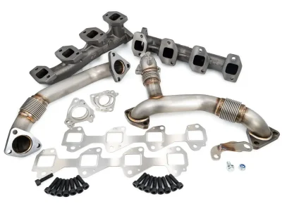 2011-2016 GM 6.6L Duramax High-Flow Exhaust Manifold and Up-Pipe Kit