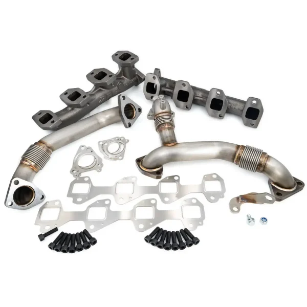 2011-2016 GM 6.6L Duramax High-Flow Exhaust Manifold and Up-Pipe Kit