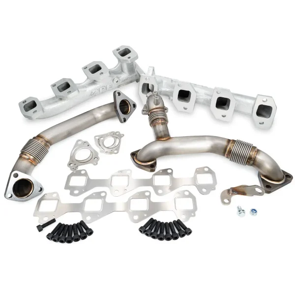 2011-2016 GM 6.6L Duramax High-Flow Exhaust Manifold and Up-Pipe Kit - Image 2