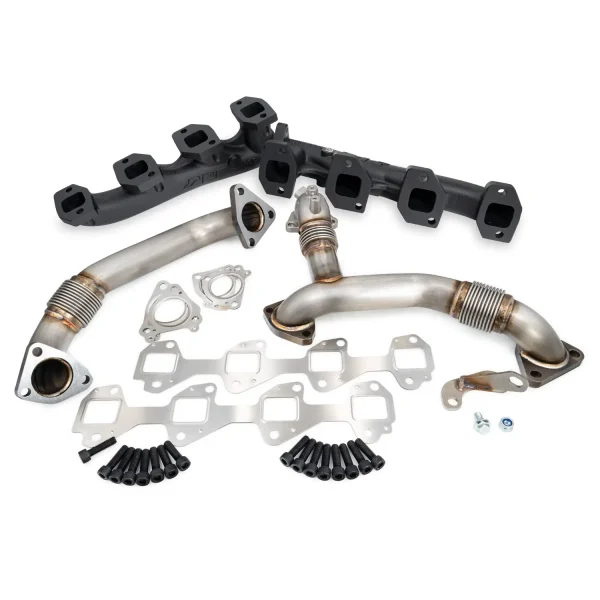 2011-2016 GM 6.6L Duramax High-Flow Exhaust Manifold and Up-Pipe Kit - Image 3