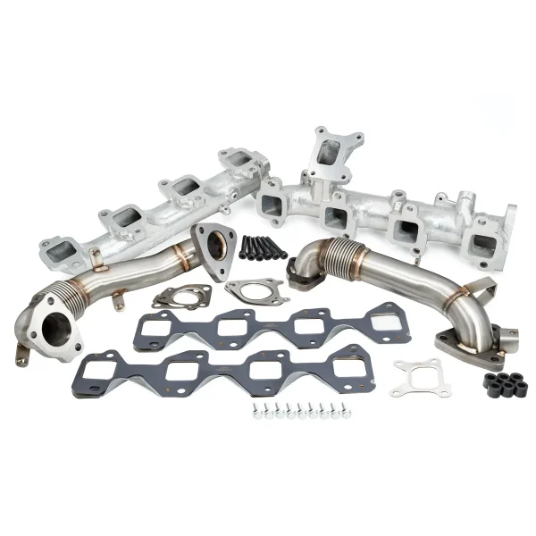 2017-2025 GM 6.6L Duramax High-Flow Exhaust Manifold and Up-Pipe Kit - Image 2