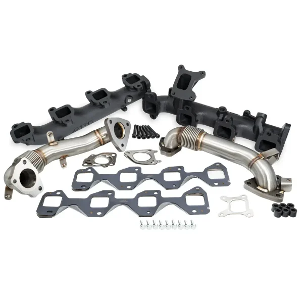 2017-2025 GM 6.6L Duramax High-Flow Exhaust Manifold and Up-Pipe Kit - Image 3