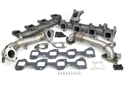 2017-2025 GM 6.6L Duramax High-Flow Exhaust Manifold and Up-Pipe Kit