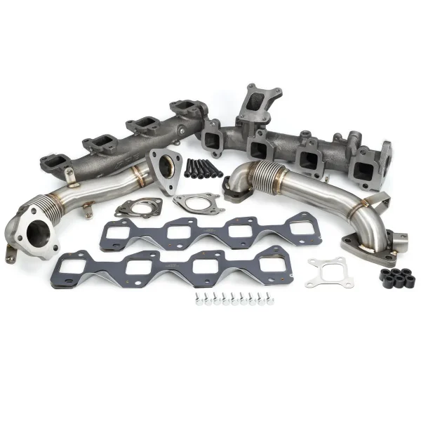 2017-2025 GM 6.6L Duramax High-Flow Exhaust Manifold and Up-Pipe Kit