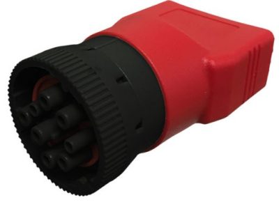 EFILive Black J1939 Male to OBDII Female Adapter