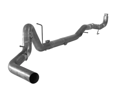 431017-864NM Mel's Manufacturing 4" Downpipe Back Delete Exhaust Duramax 11-15