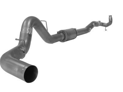 5" Downpipe Back Delete Exhaust w/ Muffler | 11-15 Duramax